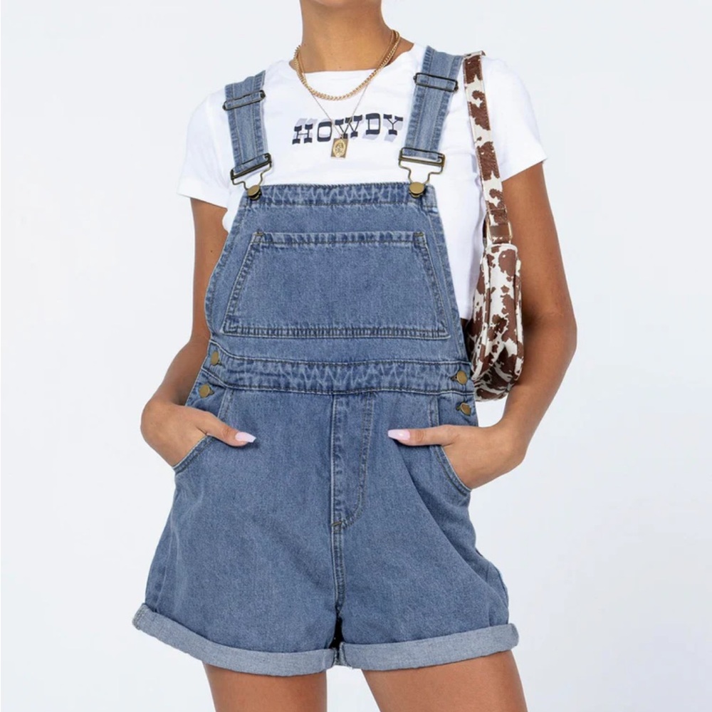 Princess Polly Kacey overalls denim